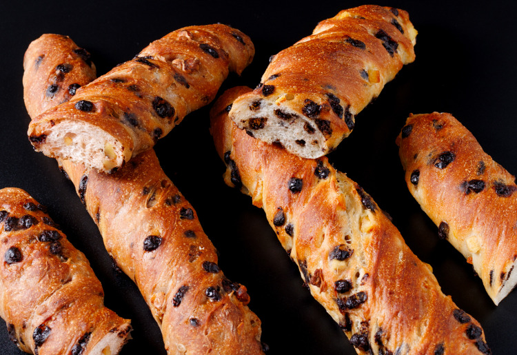 チョコとクルミのスティック